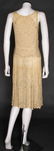 WHITE ON WHITE BEADED DRESS, 1920s - 3