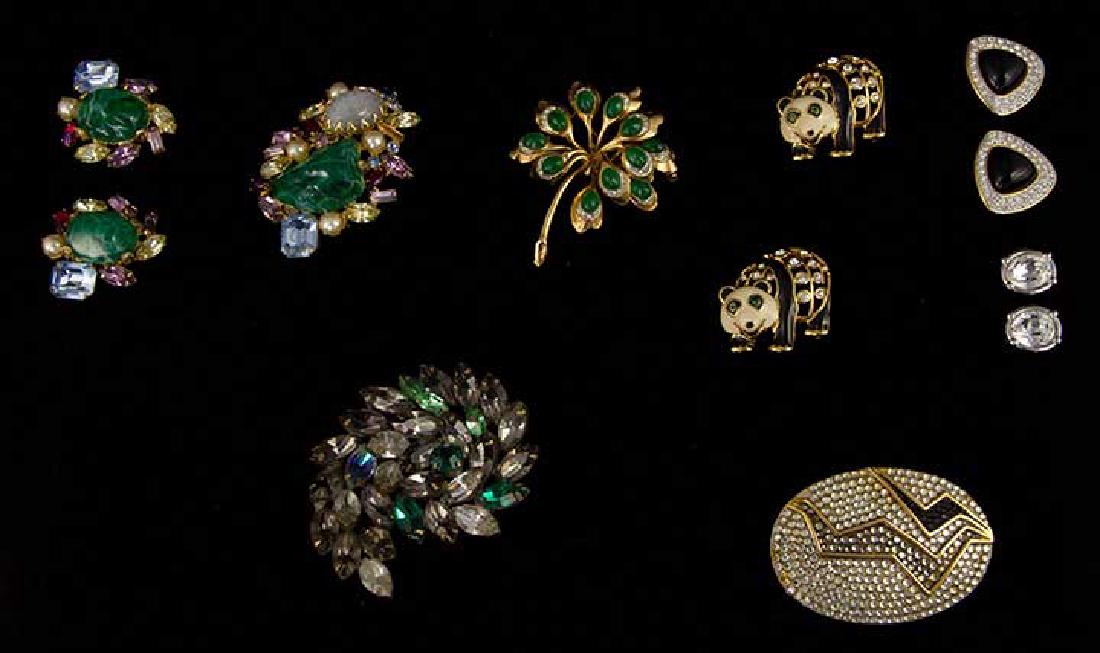 COSTUME JEWELRY FROM FIVE DESIGNERS, 1950-1980s (1 of 9)