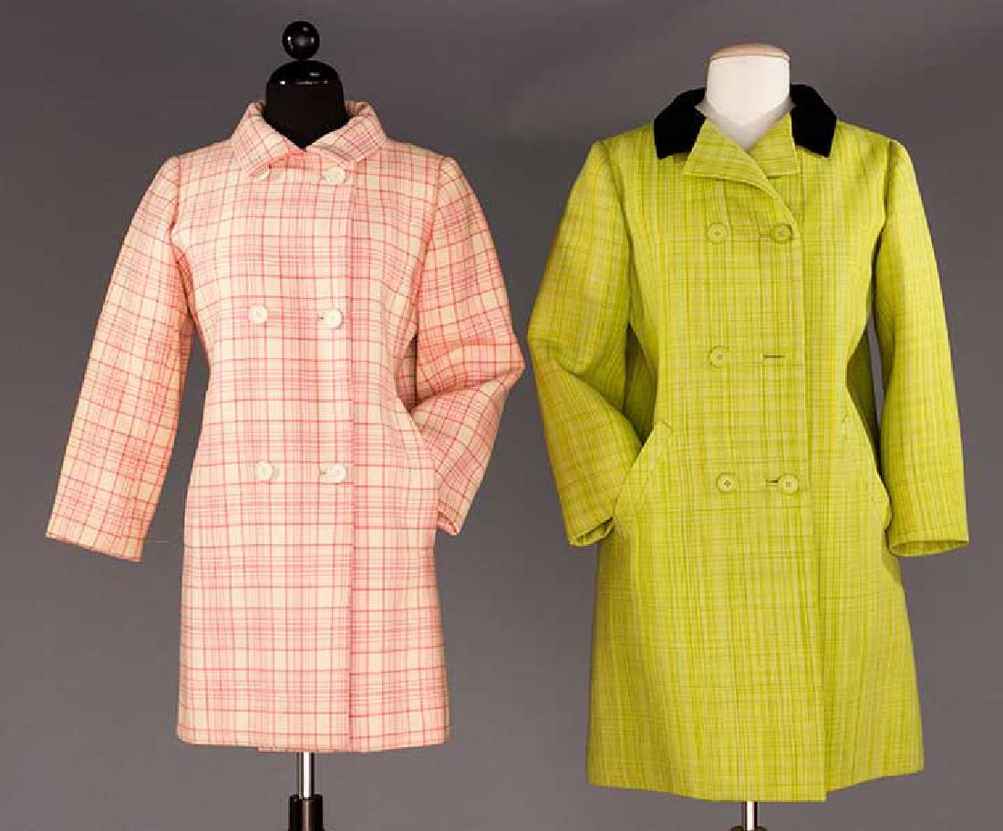 TWO BALENCIAGA SPRING COATS, 1965-1970 (1 of 9)