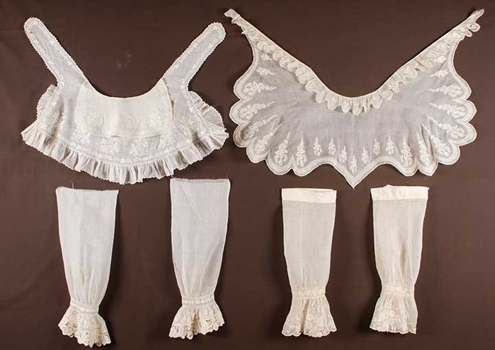 FOUR LADIES' WHITEWORK ACCESSORIES, 1815-1855 (1 of 10)