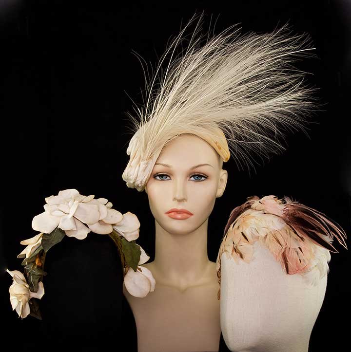 THREE BILL CUNNINGHAM, "WILLIAM J", HATS, 1950-1960s (1 of 9)