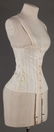 TWO WHITE COTTON CORSETS, 1890-1905 - 4