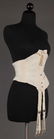 TWO WHITE COTTON CORSETS, 1890-1905 - 7