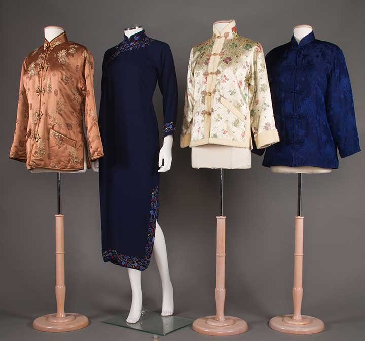 CHEONGSAM & THREE JACKETS, CHINA, 1930-1940s (1 of 10)