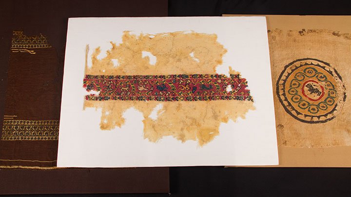 THREE COPTIC TEXTILE FRAGMENTS, 6TH - 7TH C. (1 of 7)