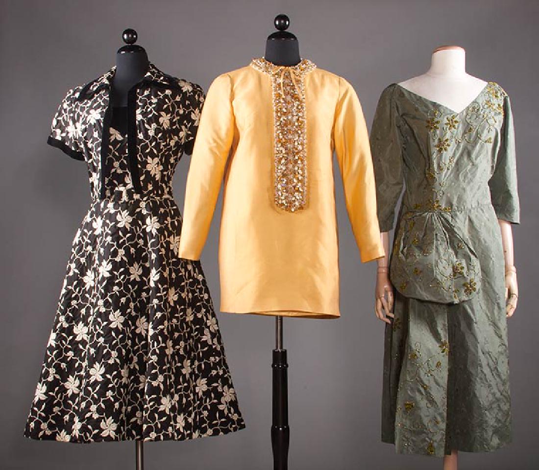 THREE COCKTAIL DRESSES, 1955-1965 (1 of 10)