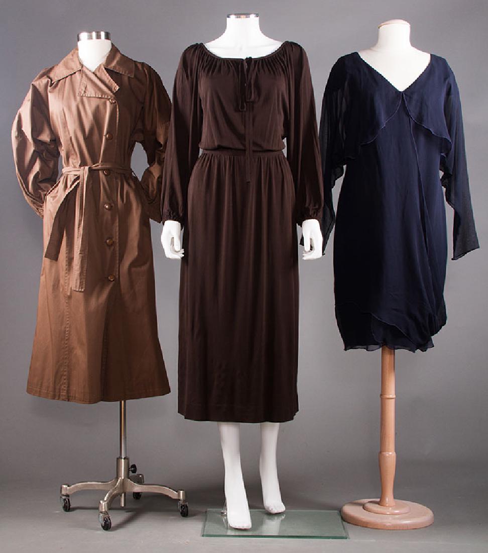 THREE DESIGNER GARMENTS, 1970-1980s (1 of 9)