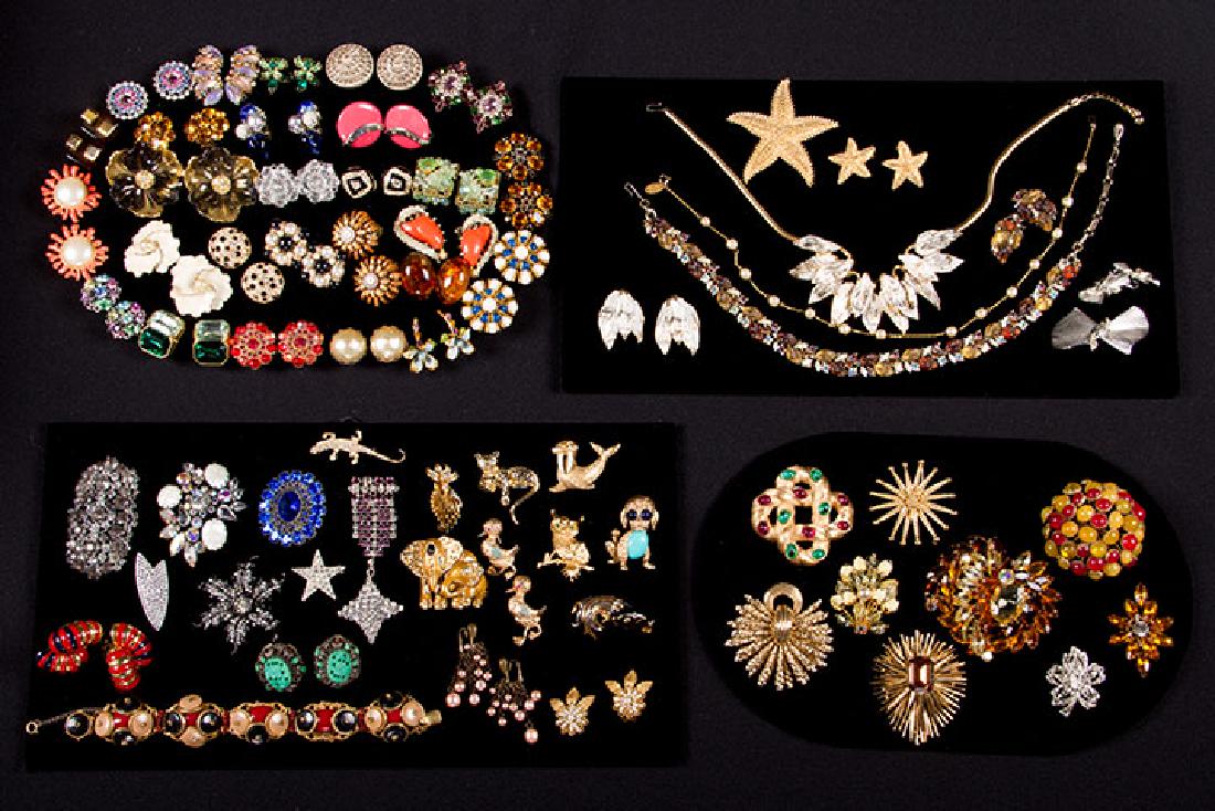 GROUP COSTUME JEWELRY, 1930-1960s (1 of 7)