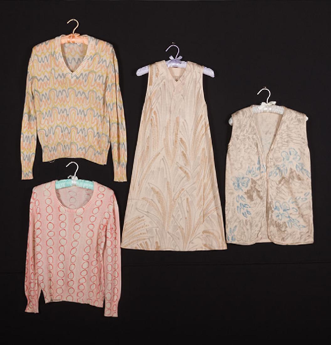 4 HAND PAINTED SEPARATES, FRANCE, 1980s (1 of 8)