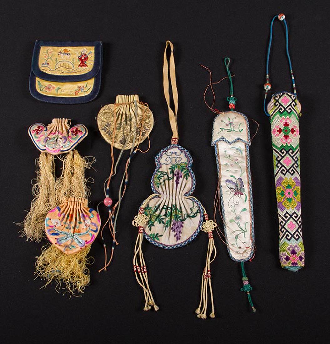 7 EMBROIDERED BAGS & CASES, CHINA (1 of 5)