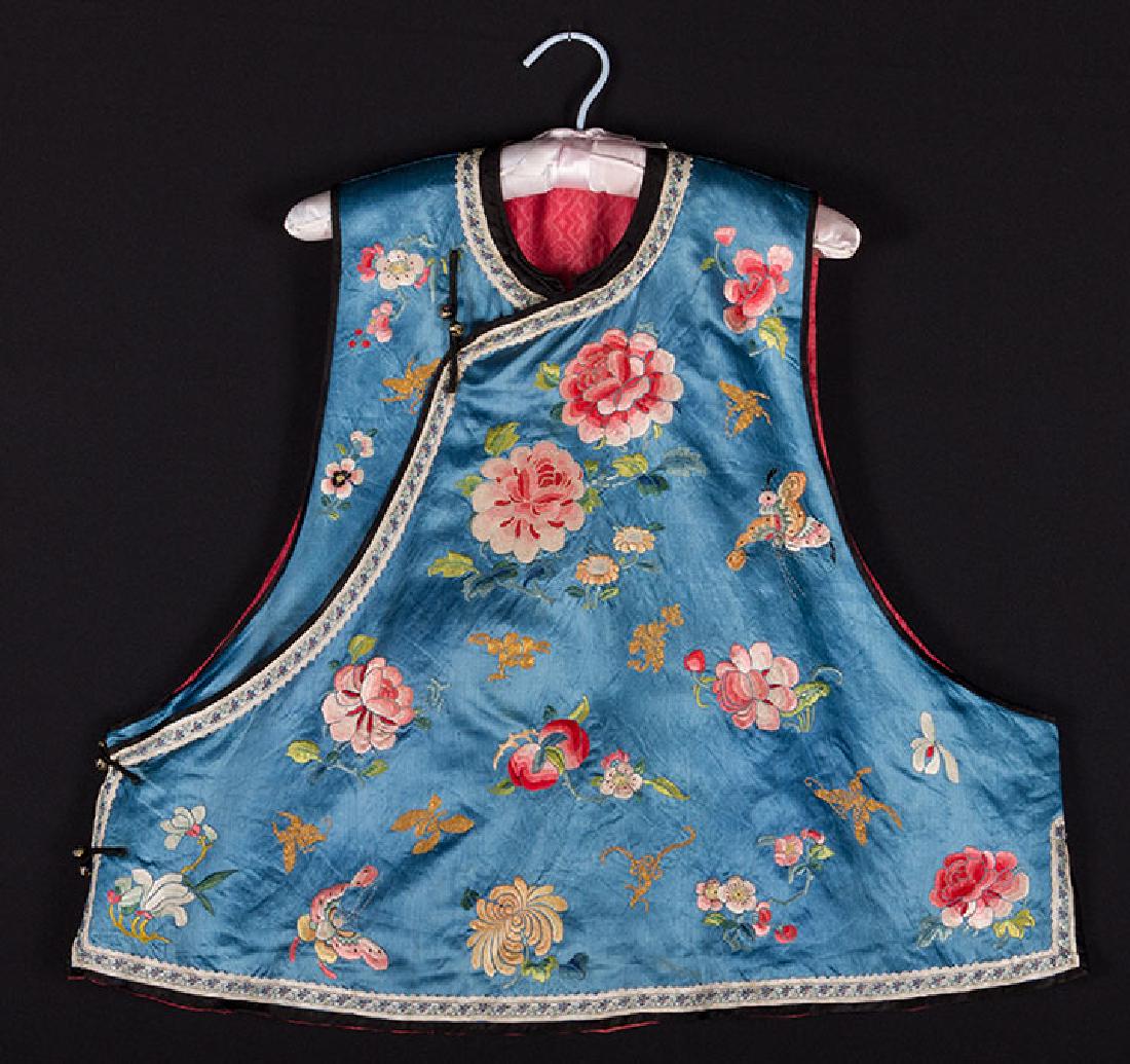 WOMANS EMBROIDERED TUNIC, CHINA, c. 1900 (1 of 10)