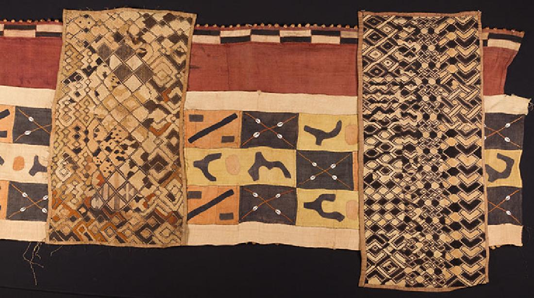 4 KUBA CLOTHS, 20TH C. (1 of 10)