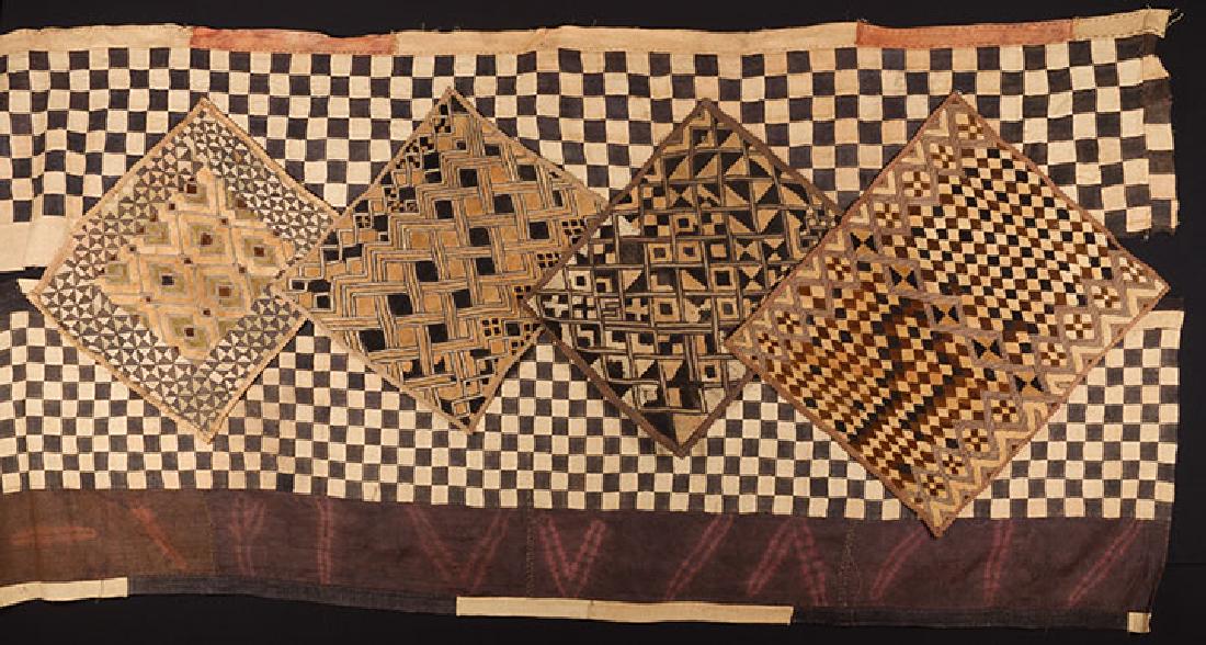 6 AFRICAN TEXTILES, 20th C. (1 of 10)