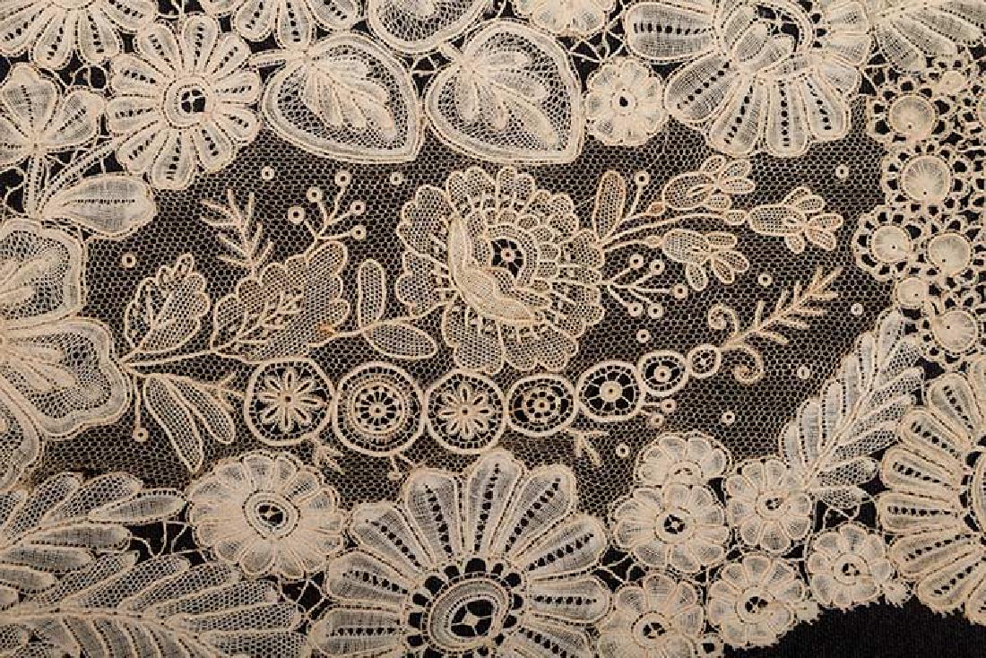 BRUSSELS MIXED LACE SHAWL, c. 1860 (1 of 8)