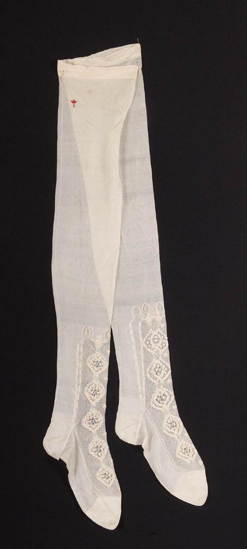 EMPRESS EUGENIE HOSIERY, FRANCE, MID 19TH C. (1 of 10)
