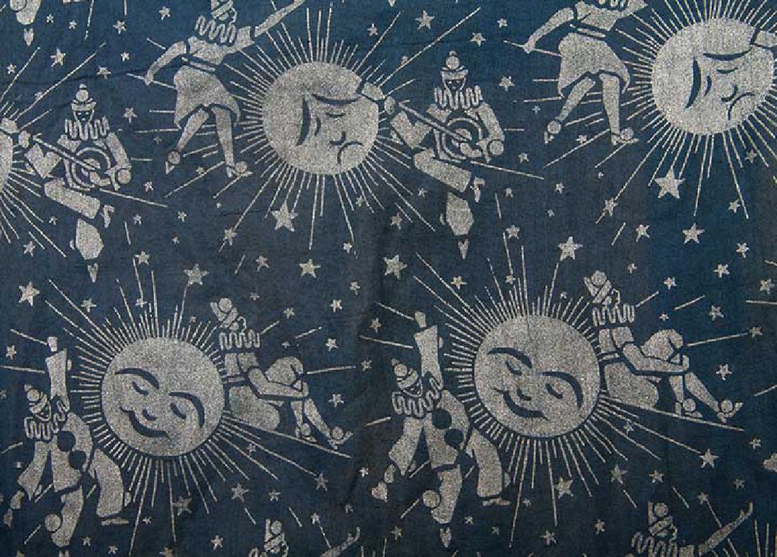 CLOWN & SUN PRINTED PAJAMA COSTUME, 1920s (1 of 10)