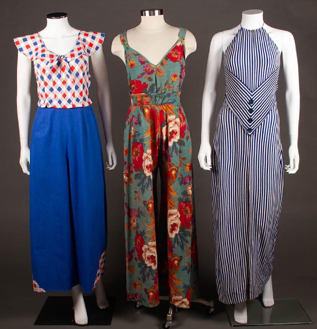 THREE BEACH PAJAMA SETS, 1930-1940 (1 of 10)