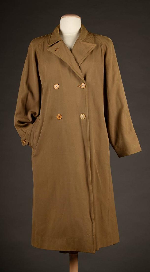KATHARINE HEPBURN BURBERRY TRENCH, 1986 (1 of 9)