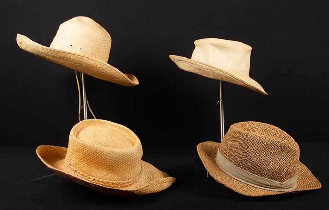 FOUR KATHARINE HEPBURN STRAW HATS (1 of 9)