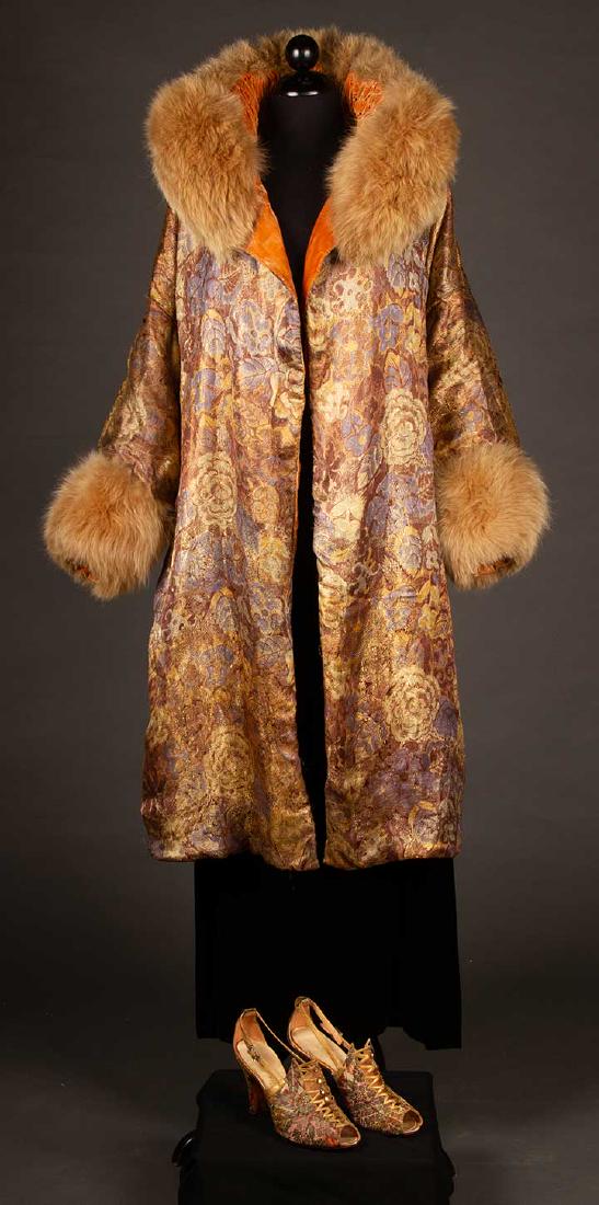 FLORAL LAME BROCADE COAT, 1920-1930 (1 of 9)