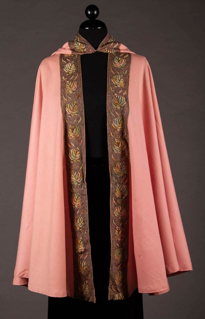 LIBERTY PINK EVENING CAPE, LONDON & PARIS, c. 1905 (1 of 9)