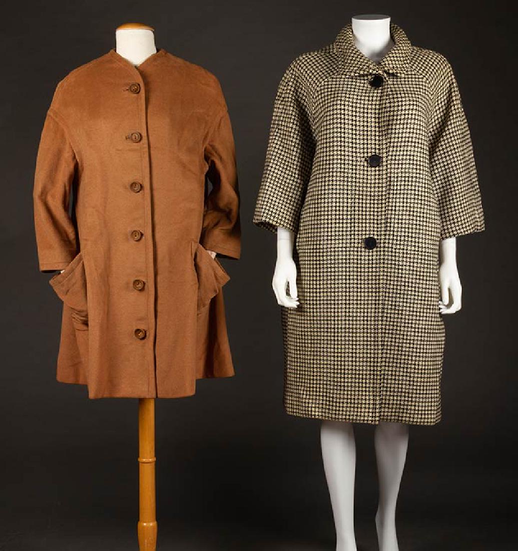 ONE BALENCIAGA & ONE GERNREICH COAT, MID 20TH C (1 of 10)