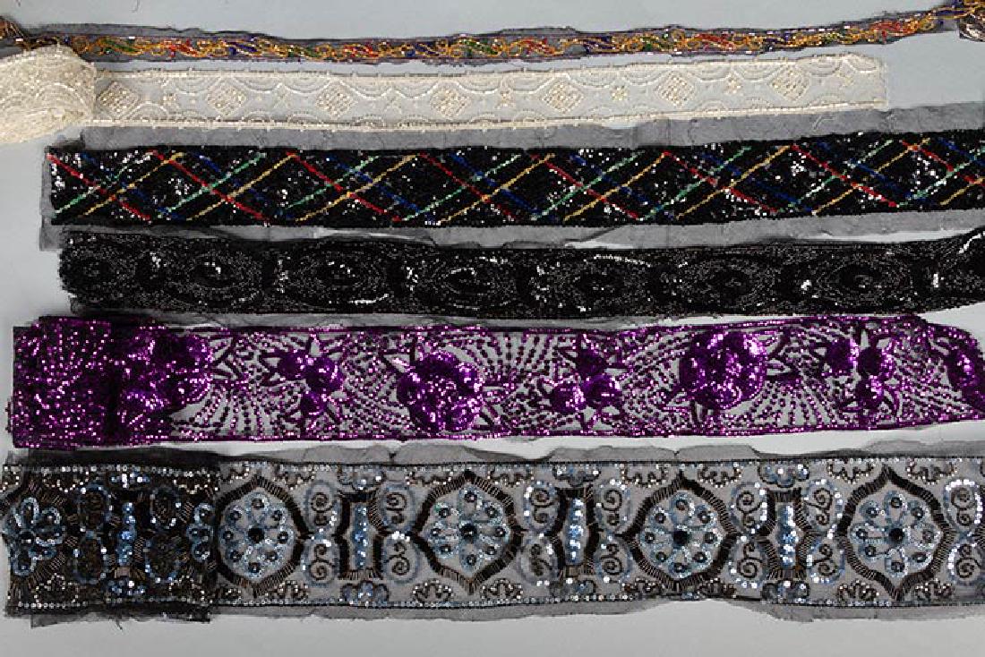 BEADED/SEQUINNED BELTS & YARDAGE, 1890-1910 (1 of 8)