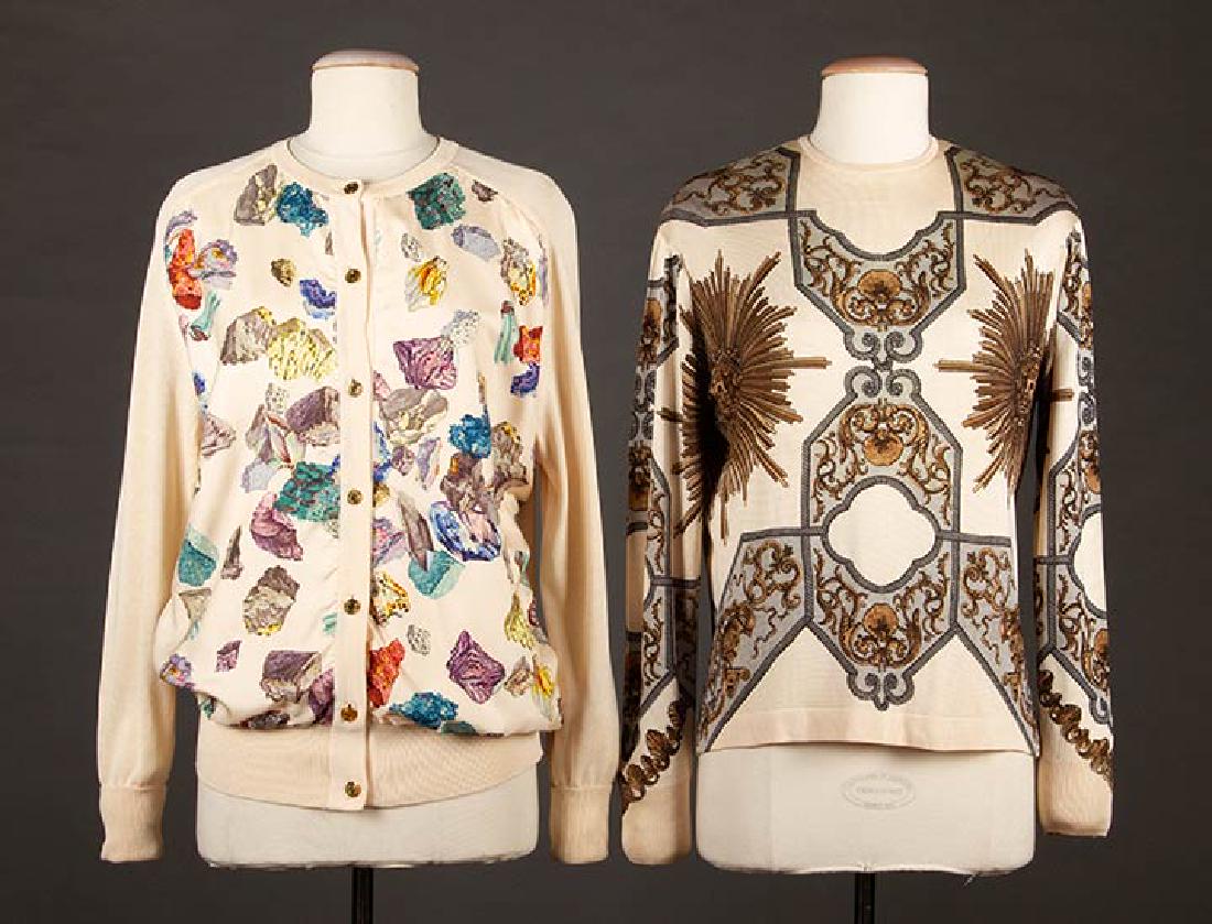 TWO HERMES UNISEX SWEATERS, LATE 20TH C (1 of 10)