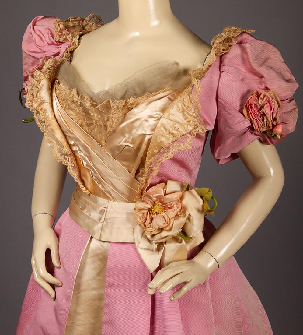 CHARLES WORTH PINK BALL GOWN, PARIS, 1890s (1 of 10)