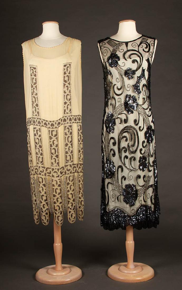 TWO FLAPPER DRESSES, EARLY 1920s (1 of 10)