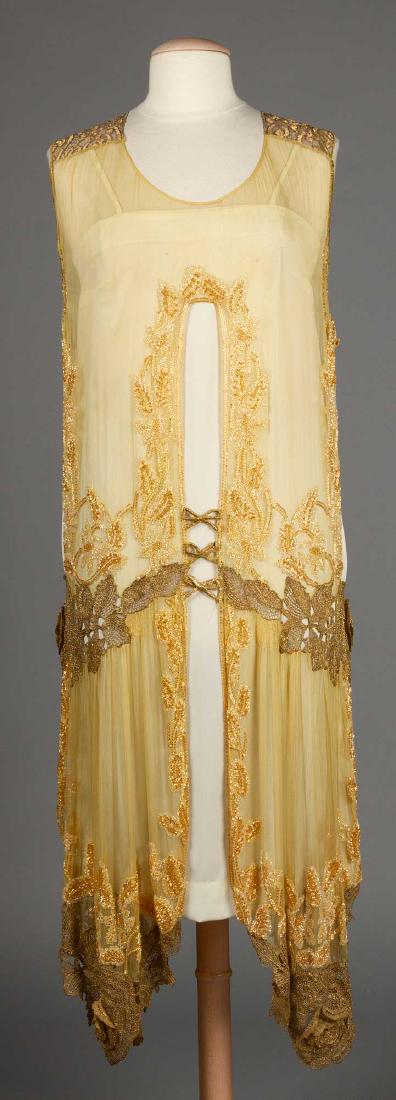 BEADED YELLOW TABARD, 1920s (1 of 10)