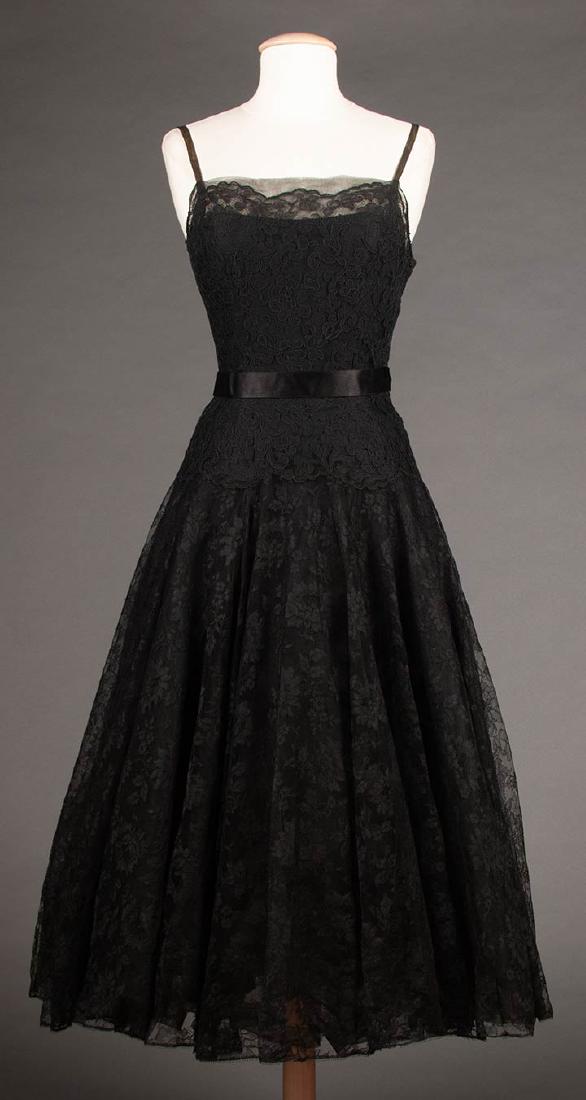 MAINBOCHER LACE EVENING GOWN, 1940s (1 of 10)