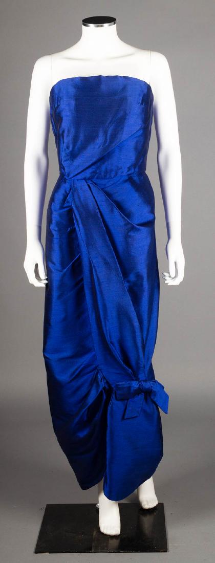 CHRISTIAN DIOR BLUE BALL GOWN, LONDON, 1958-1965 (1 of 10)
