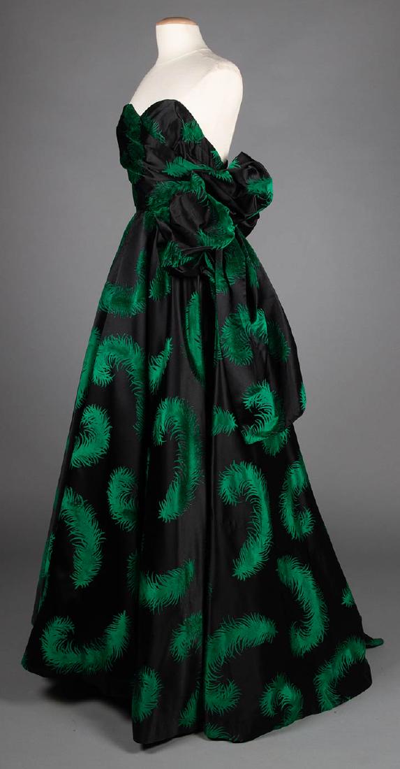 AUGUSTINE TABURET SILK BALL GOWN, PARIS, 1950s (1 of 9)