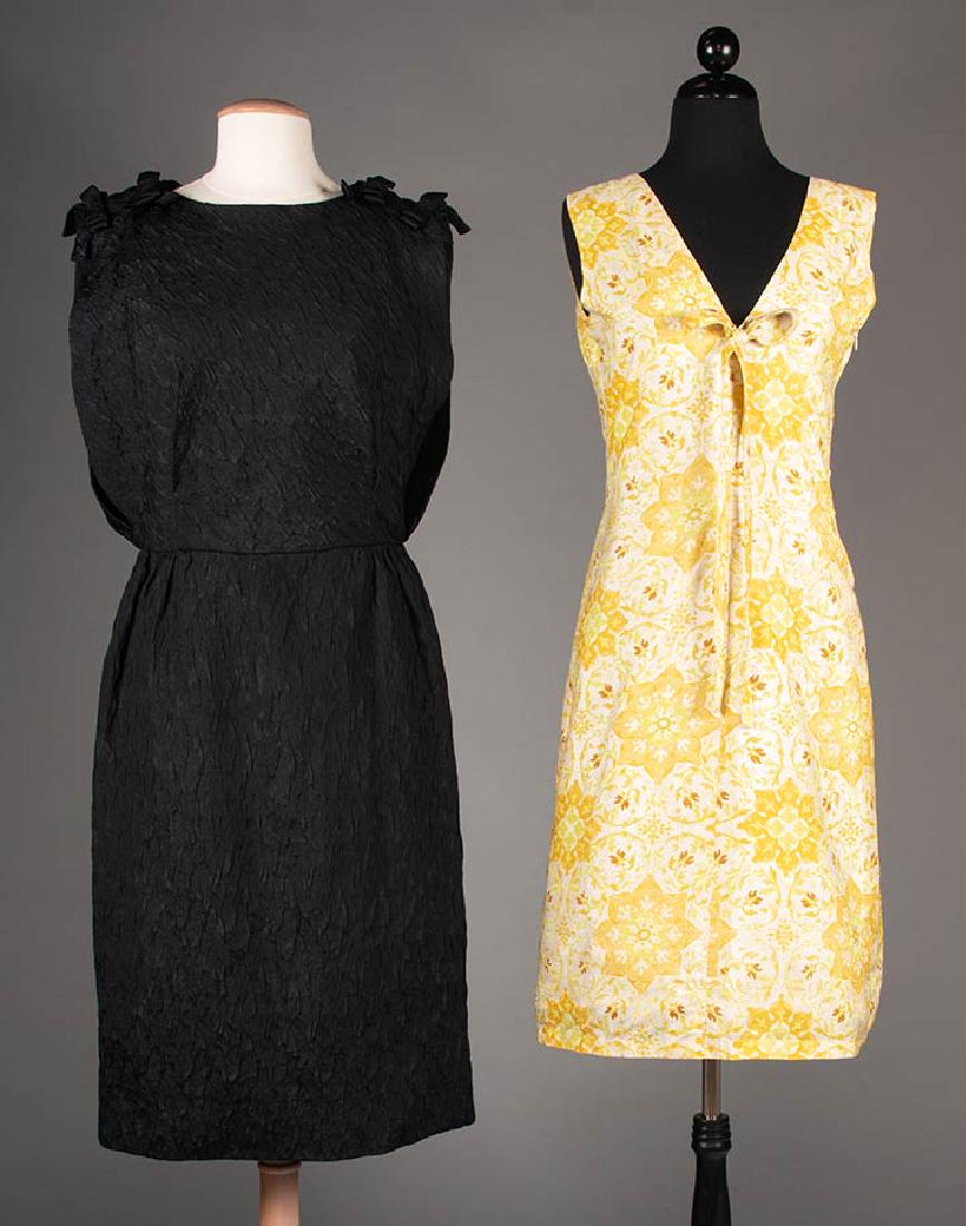 TWO ITALIAN COUTURE COCKTAIL DRESSES, 1960s (1 of 10)