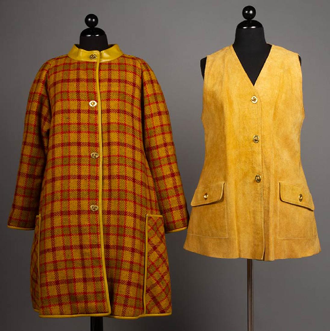 BONNIE CASHIN COAT & SUEDE VEST, 1960s (1 of 10)