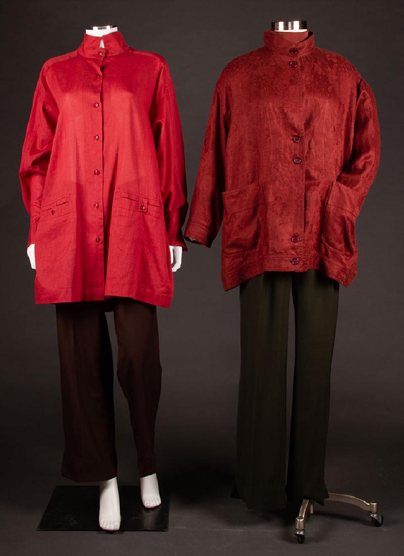 TWO KATHARINE HEPBURN OUTFITS, LATE 20TH C (1 of 9)