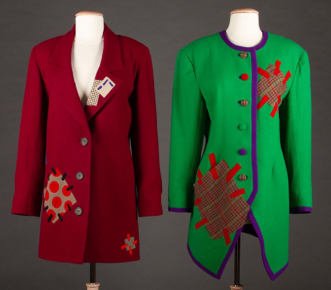 TWO CHRISTIAN FRANCIS ROTH COATS, c. 1992 (1 of 10)