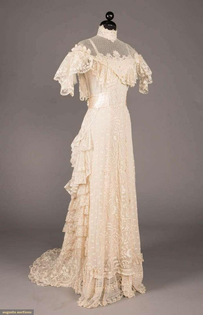 TRAINED LINGERIE GOWN, c. 1908 (1 of 10)