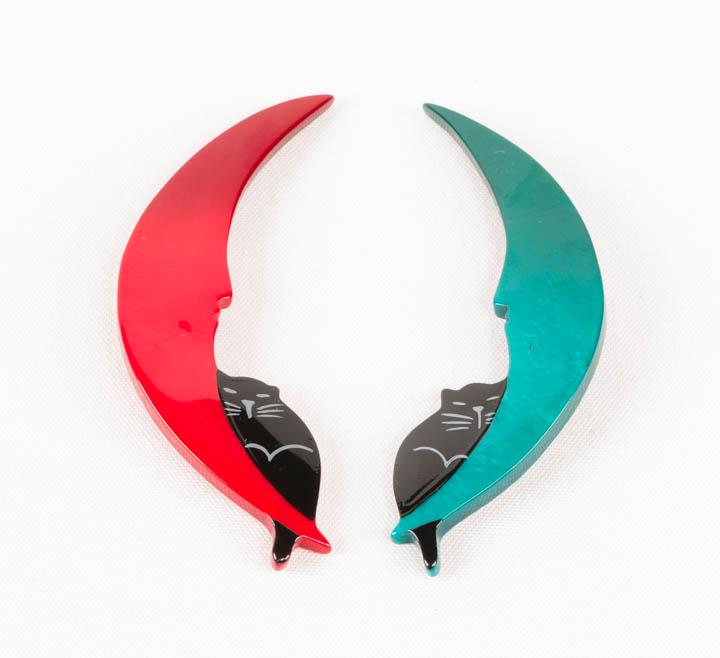 TEN MARIE CHRISTINE PAVONE CAT PINS, PARIS, MODERN (1 of 10)