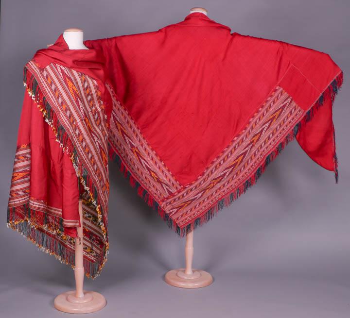 TWO SILK SHAWLS, TURKMENISTAN, 1920s (1 of 10)