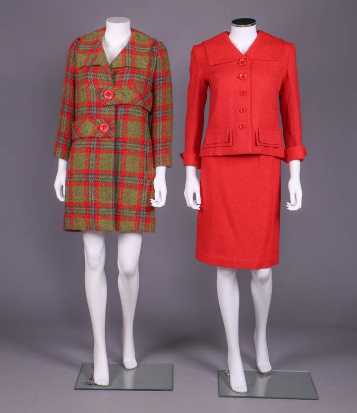THREE PIECE IRENE WOOL DAY ENSEMBLE, AMERICA, c. 1950 (1 of 9)