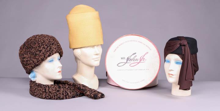 THREE MR. JOHN HATS, 1940-1960s (1 of 10)