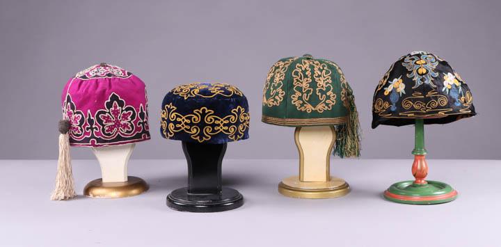 MANS SMOKING CAPS, OTTOMAN EMPIRE, LATE 19TH C (1 of 10)