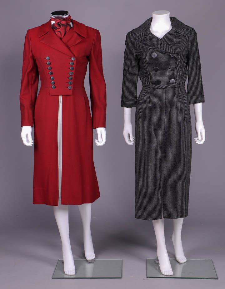 TWO IRENE WOOL DAY GARMENTS, AMERICA, 1947-1950 (1 of 10)