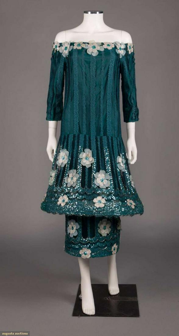 POIRET INSPIRED LAMPSHADE EVENING DRESS, MID-LATE 20TH (1 of 10)