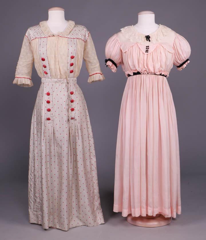 TWO SUMMER DRESSES, 1908-1912 (1 of 10)