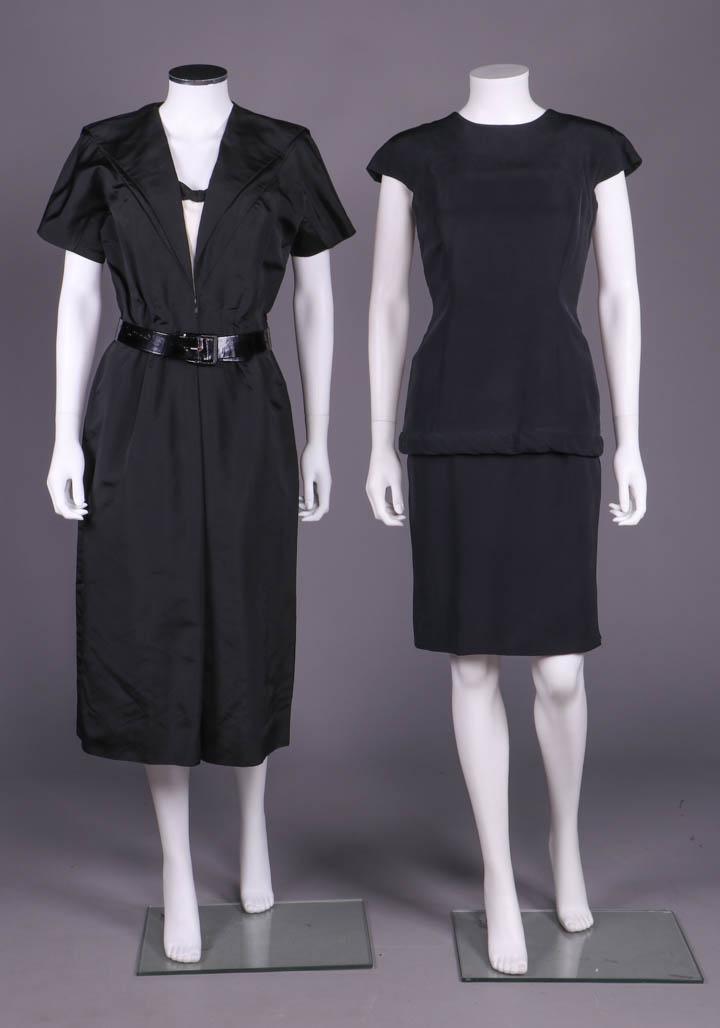 TWO SILK PAULINE TRIGÉRE DINNER DRESSES, AMERICA, (1 of 10)