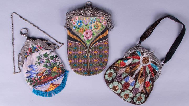 THREE BEADED FRAME BAGS, FRANCE & LONDON, 1890-1920s (1 of 10)