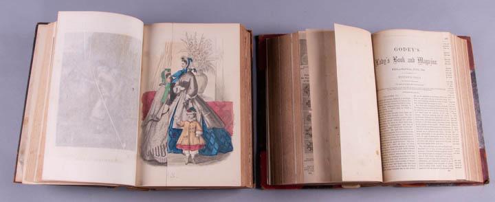 TWO COMPLETE GODEYS LADY’S, AMERICA, 1864 & 1866 (1 of 10)